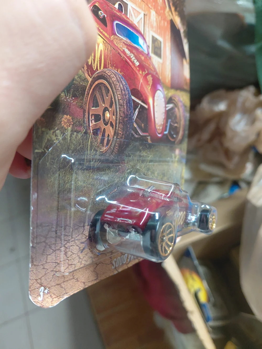 Hot Wheels bright red